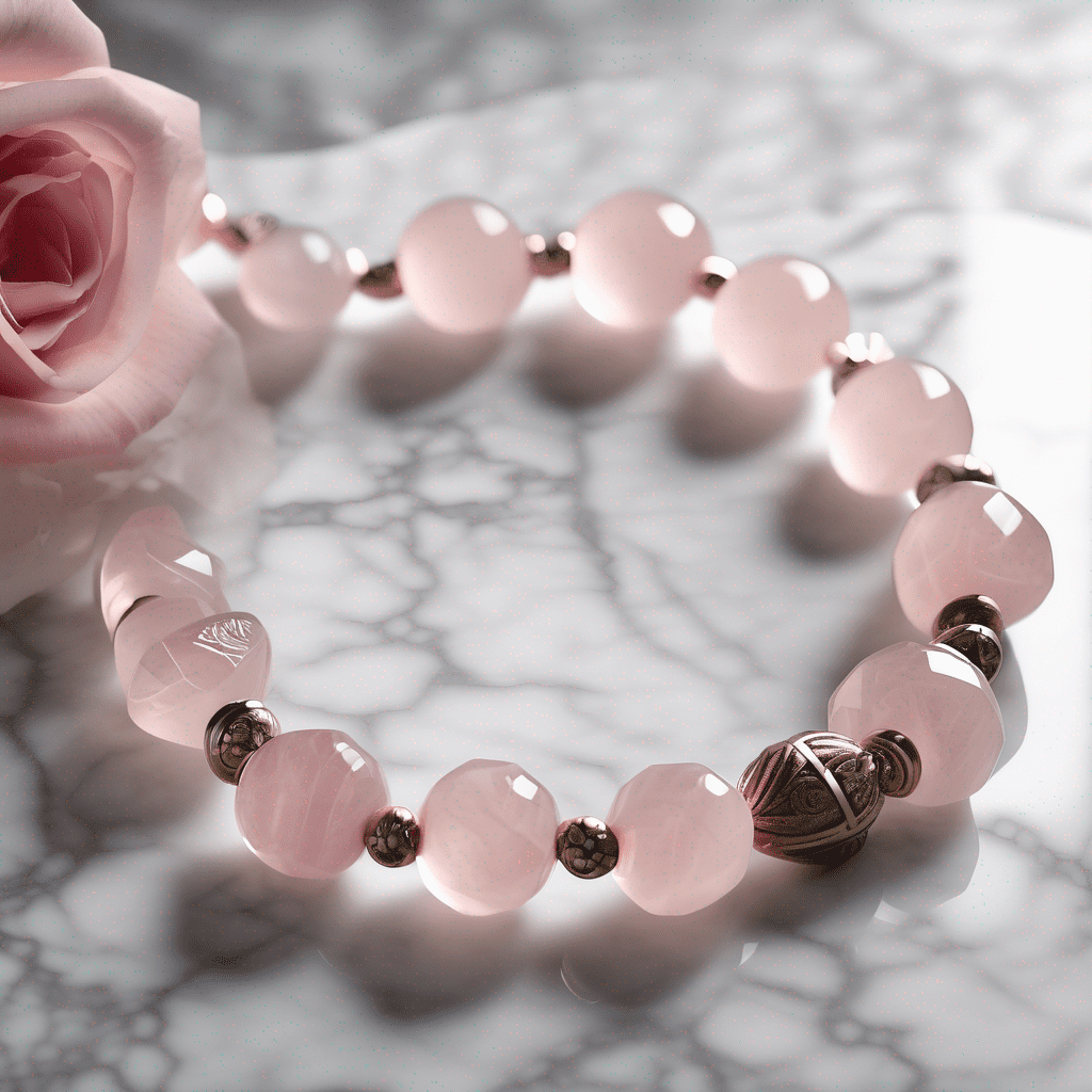 Rose Quartz Blossom Bracelet – Endless Love