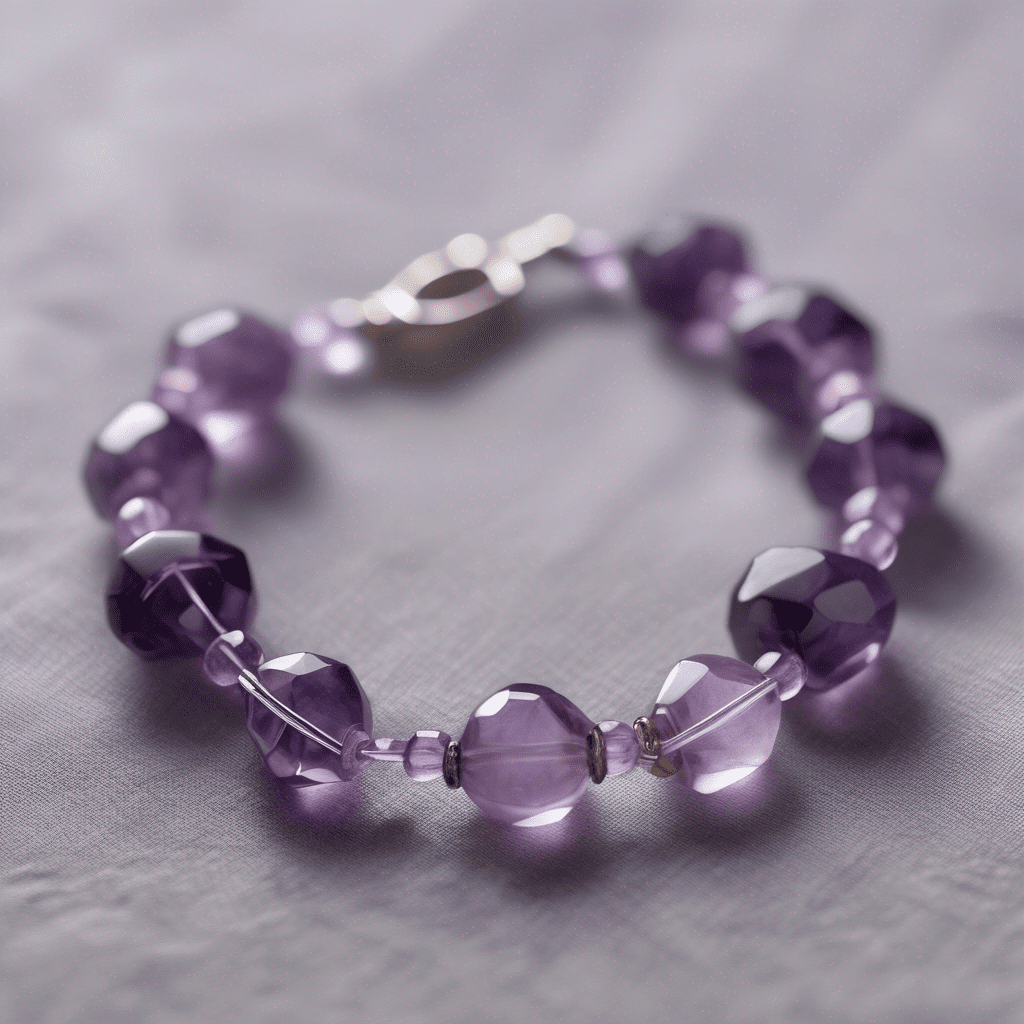 Purple Lavender Bracelet – Amethyst for Self-Love