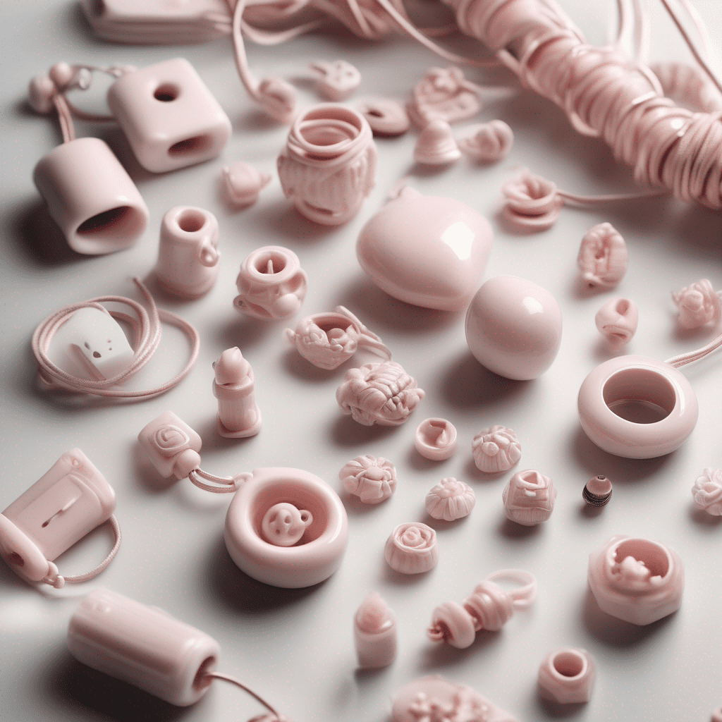 Porcelain Pink DIY Bracelet & Necklace Charm