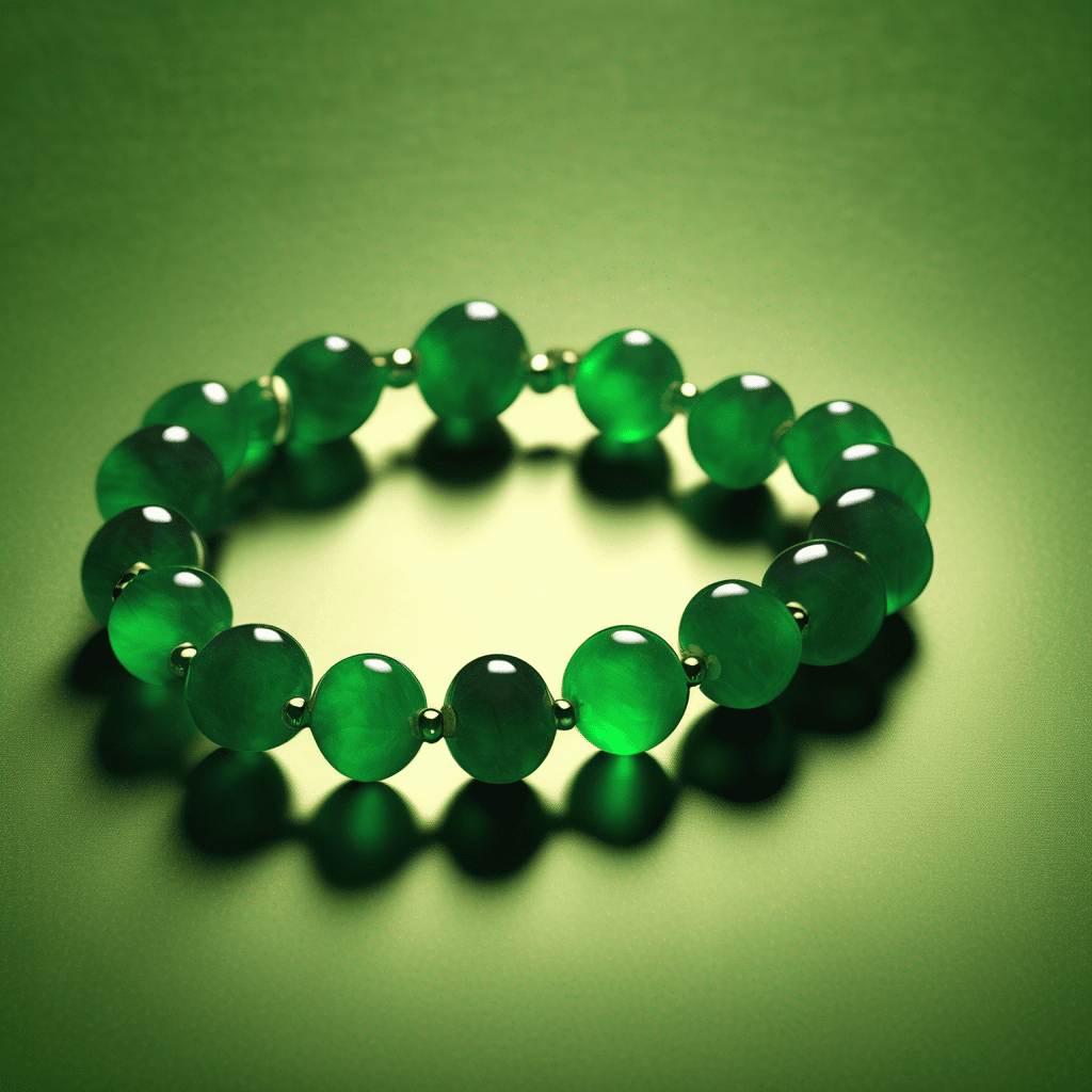 Emerald Veil Bracelet – Magic & Fortune