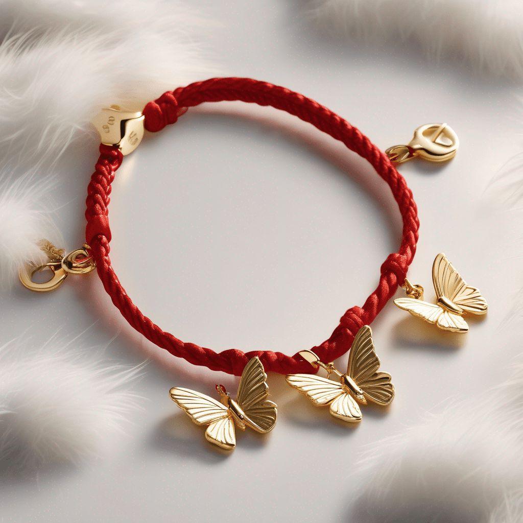 Christmas Butterfly Charm Bracelet – Strength & Serenity