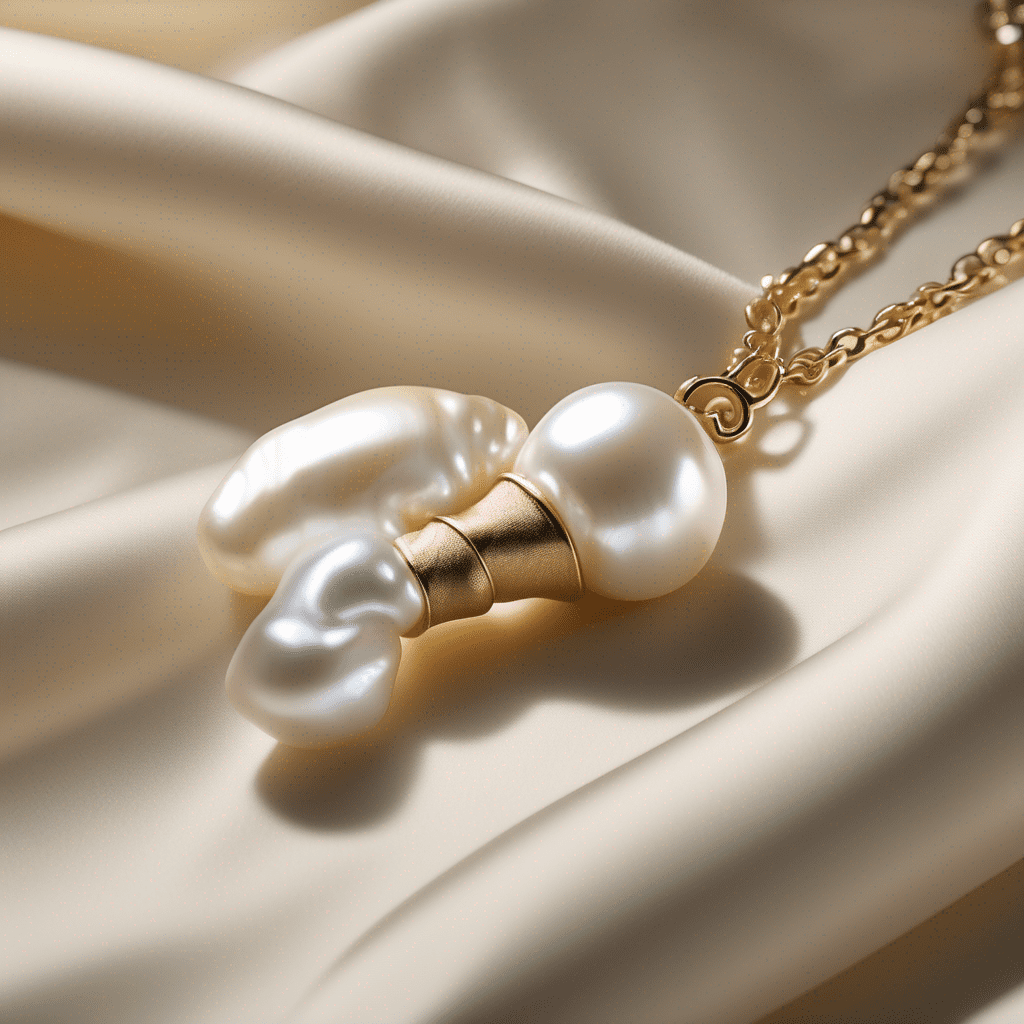 Baroque Pearl K-Gold Necklace – Ice Cream Charm