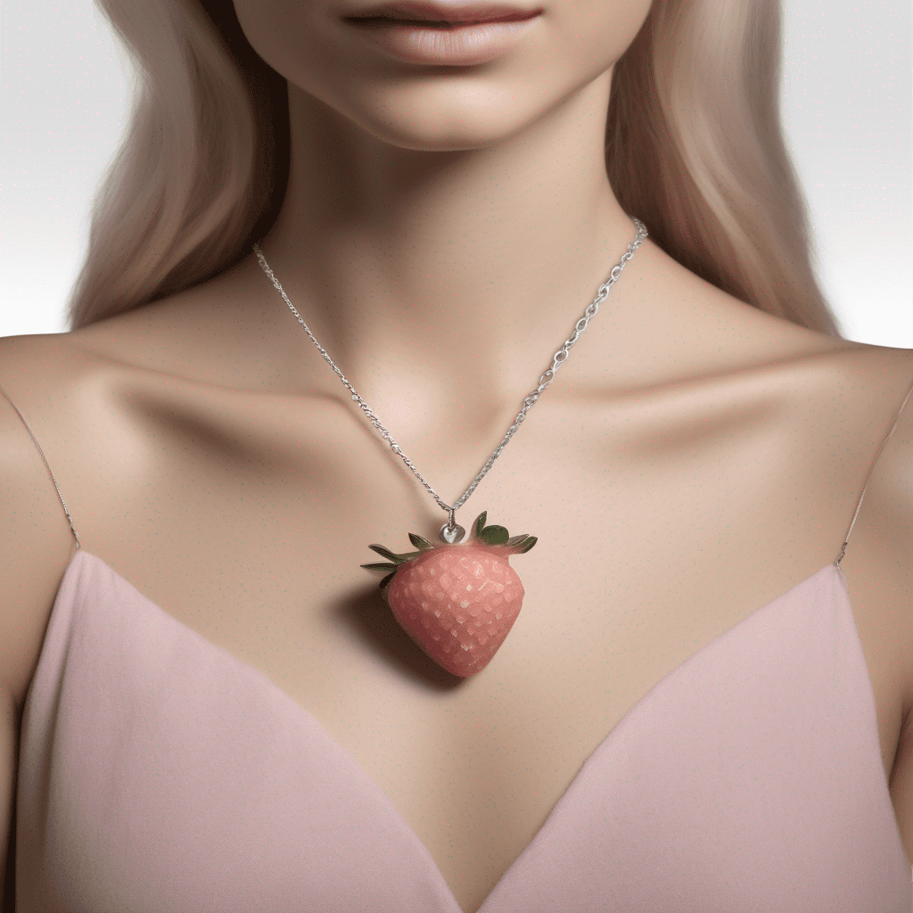 Strawberry Quartz Bow Charm Bracelet & Necklace – Love & Inspiration